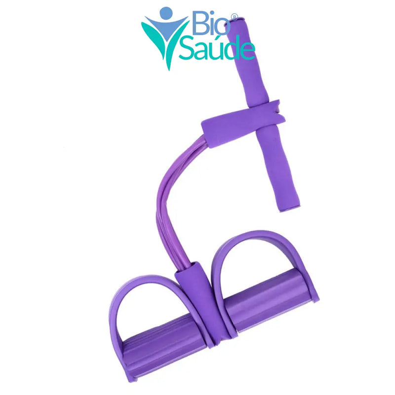 Equipamento Fitness Elastico - Pedal Leg Roxo Equipamento Fitness Elastico - Pedal Leg