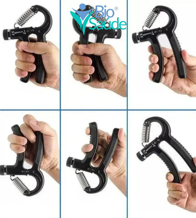 Hand Grip Antebraços Fortes e Grandes Preto Hand Grip