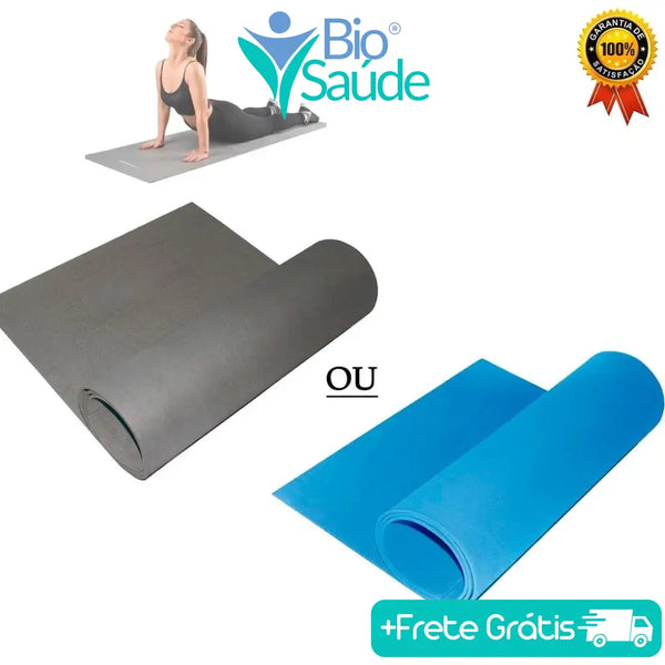 Tapete Para Pilates e Yoga 180 Cm X 60 Cm X 5mm Tapete Para Pilates e Yoga 180 Cm X 60 Cm X 5mm